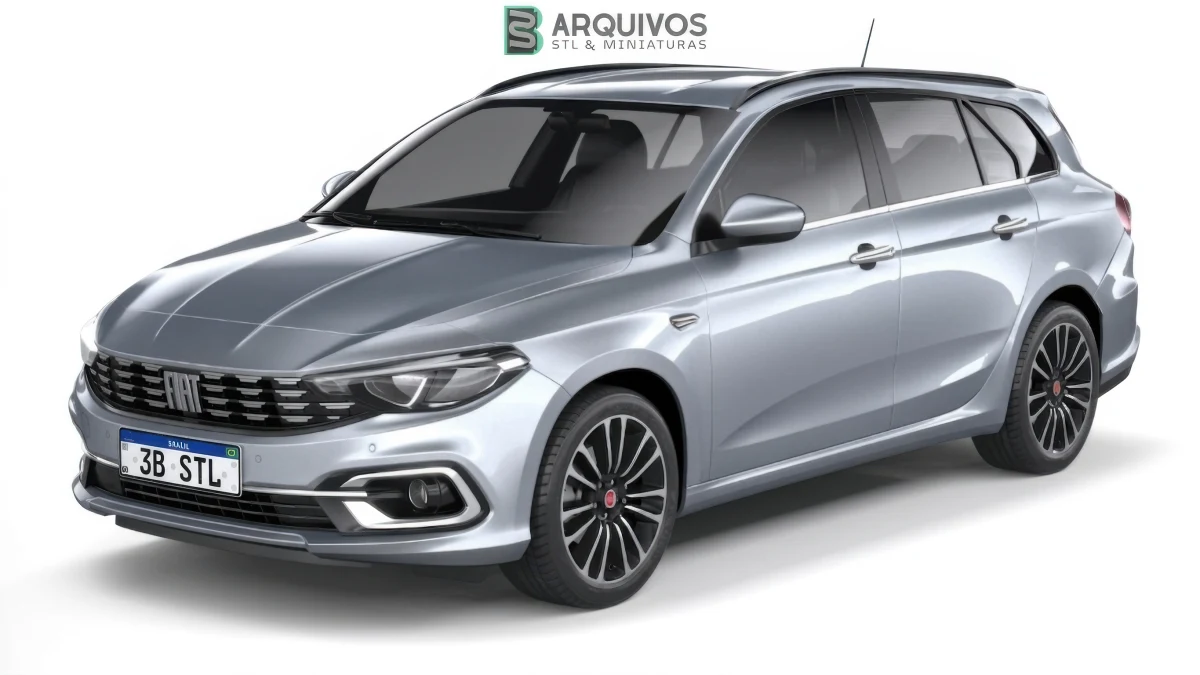 Modelo 3D STL - Fiat Tipo Station Wagon 2021 — foto 4